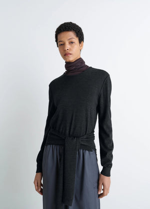 TROMPE L'OEIL CREW NECK JUMPER