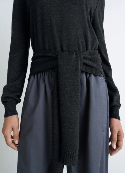TROMPE L'OEIL CREW NECK JUMPER