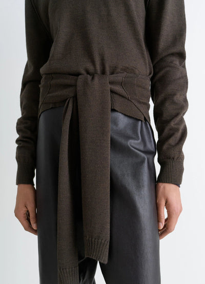 TROMPE L'OEIL CREW NECK JUMPER