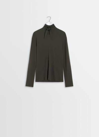 LONG SLEEVE FOULARD TOP