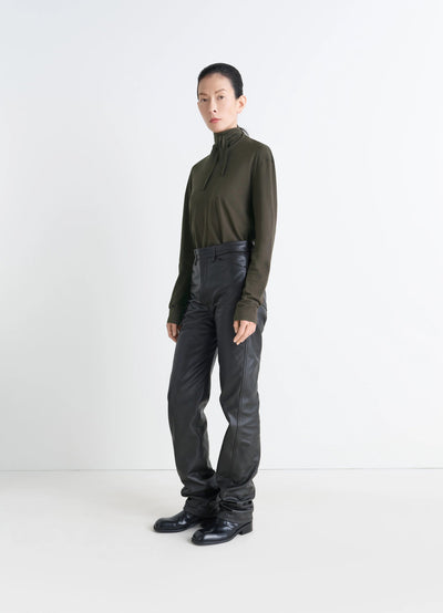 LONG SLEEVE FOULARD TOP