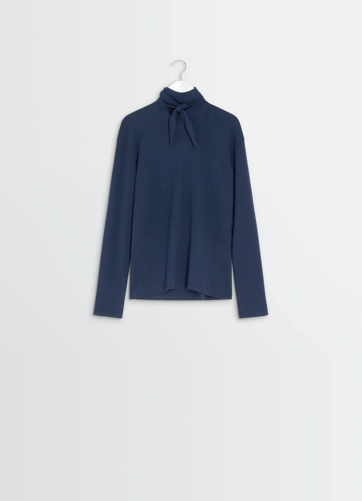 LONG SLEEVE FOULARD TOP