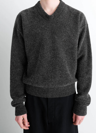 BOXY V NECK SWEATER