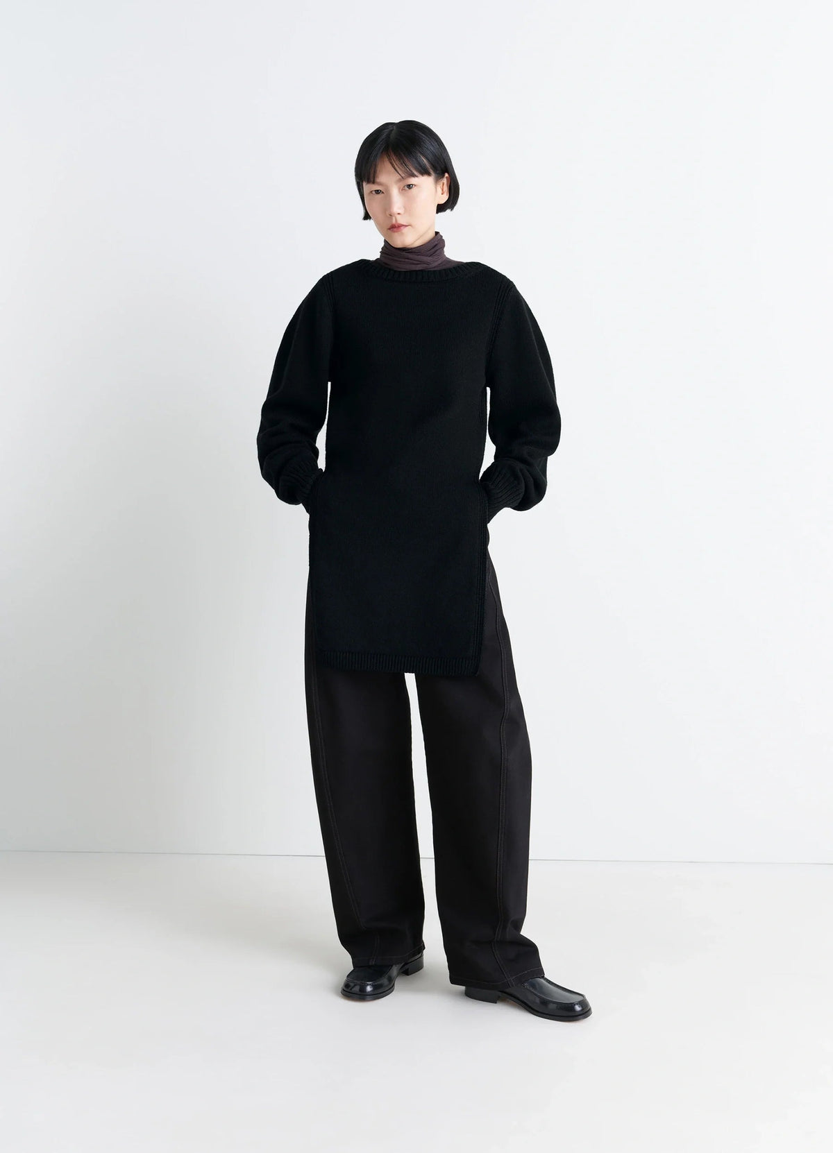 SWEATER WITH SLITS