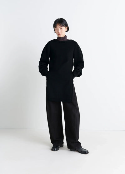 SWEATER WITH SLITS