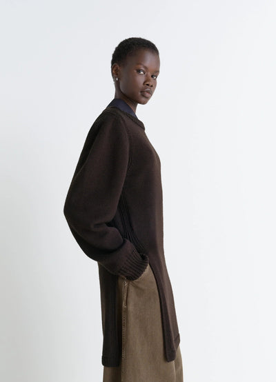 SWEATER WITH SLITS