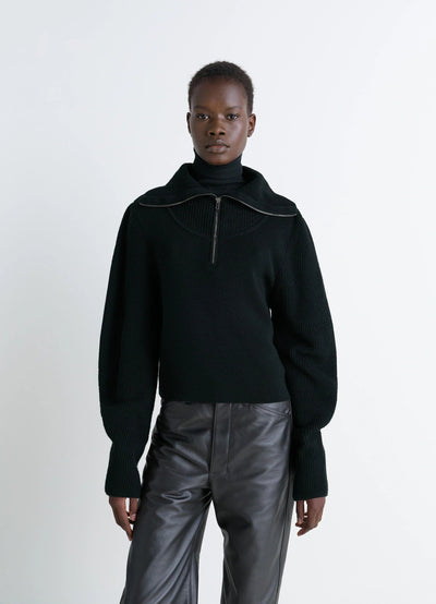 ZIPPED SWEATER