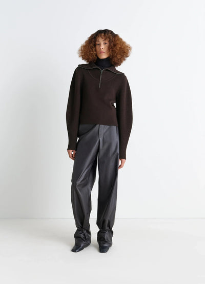 ZIPPED SWEATER