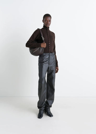 BUTTONED FITTED CARDIGAN