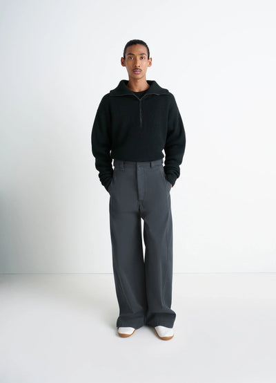 HALF ZIP SWEATER