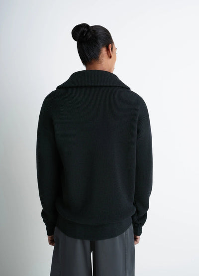 HALF ZIP SWEATER