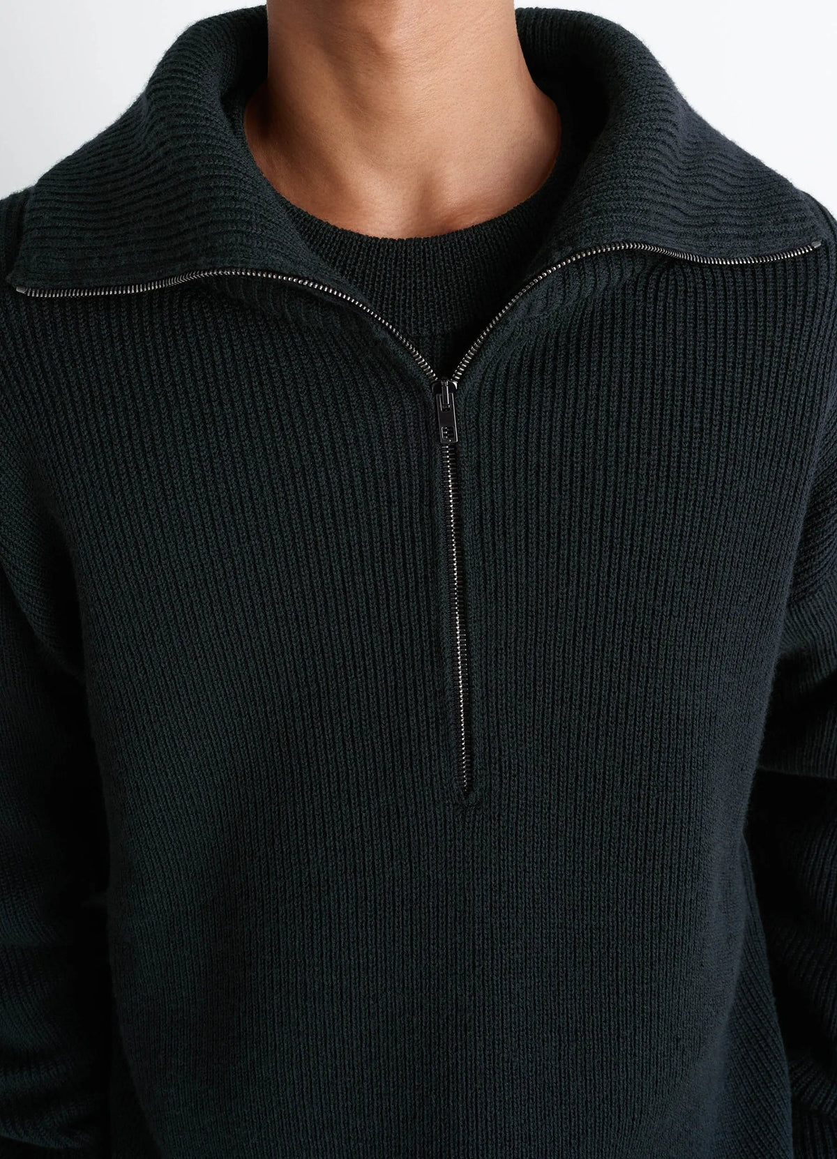 HALF ZIP SWEATER