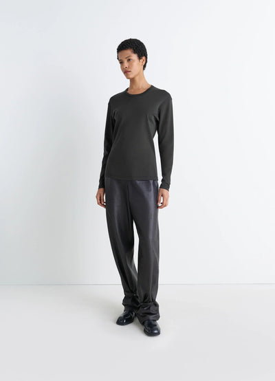 RIB LONG SLEEVE TOP