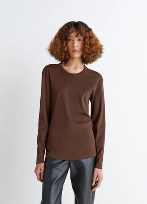 RIB LONG SLEEVE TOP