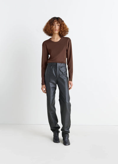 RIB LONG SLEEVE TOP