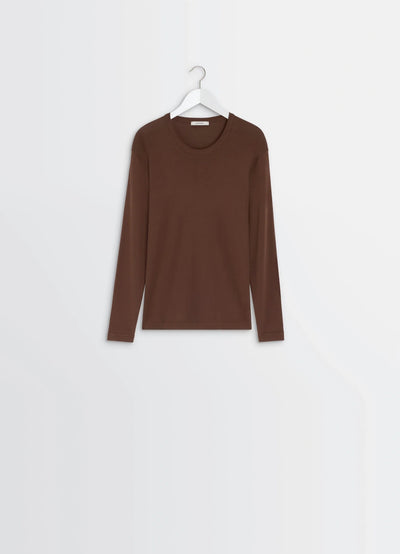 RIB LONG SLEEVE TOP