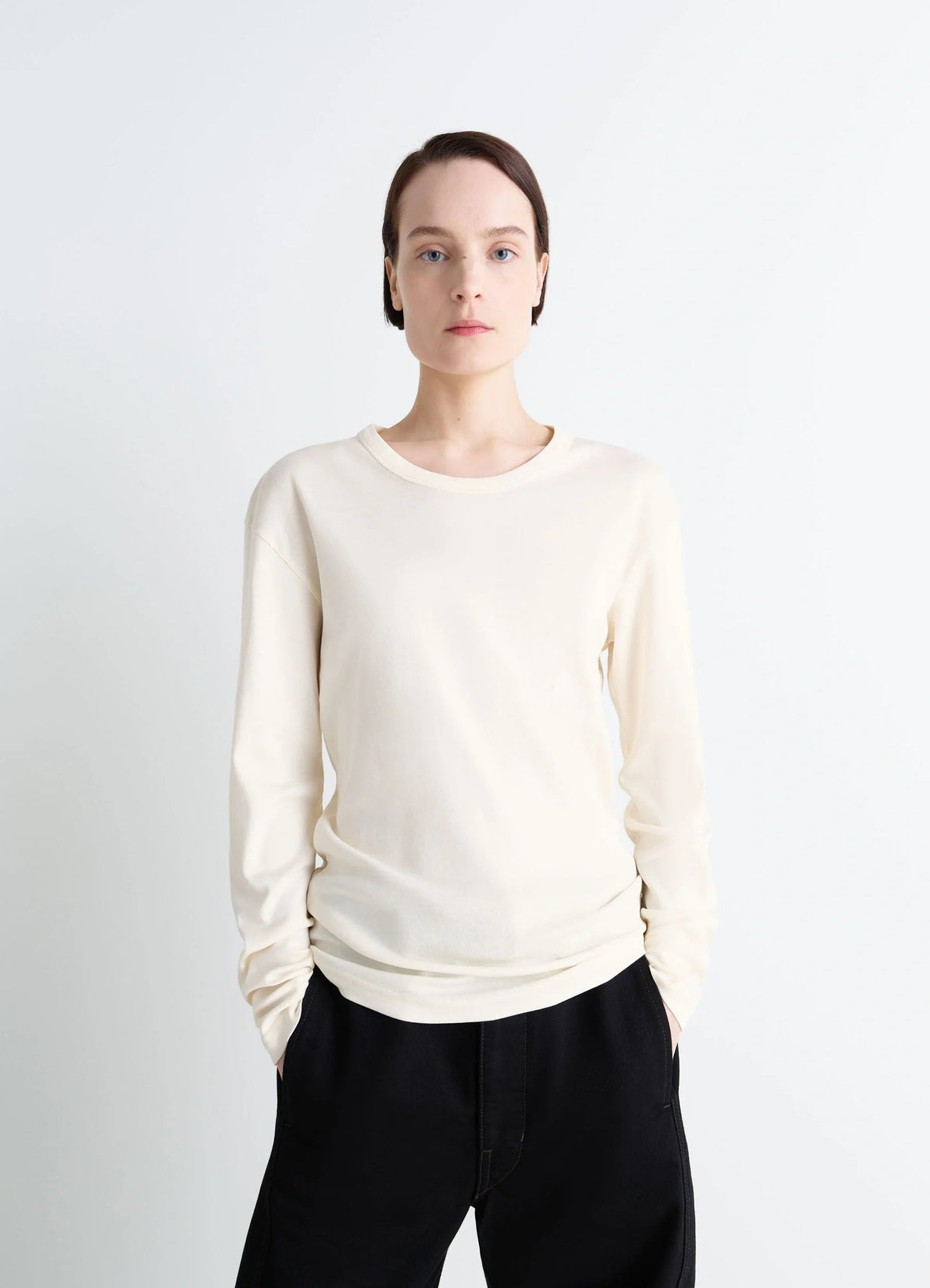 RIB LONG SLEEVE TOP