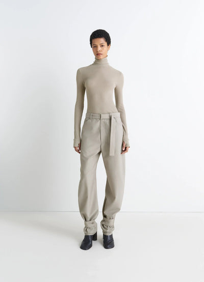 SEAMLESSHORT SLEEVES HIGH NK TOP