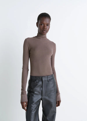SEAMLESSHORT SLEEVES HIGH NK TOP