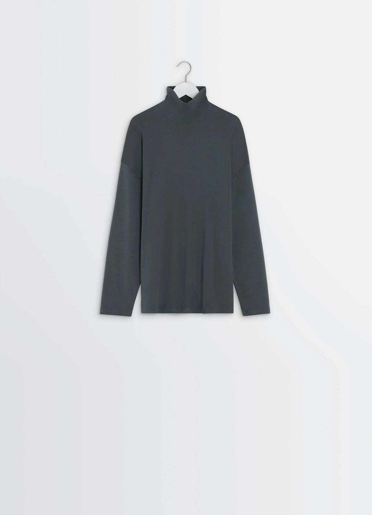 RELAXED MOCK NECK T-SHIRT