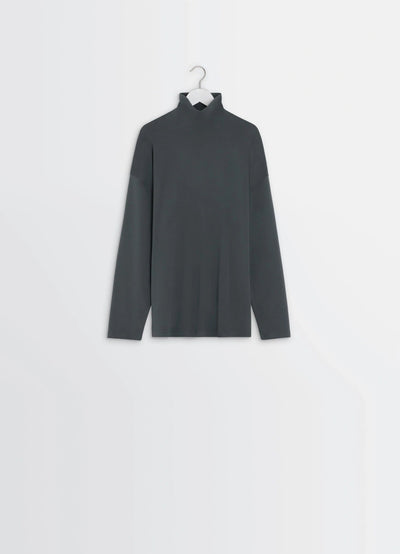 RELAXED MOCK NECK T-SHIRT