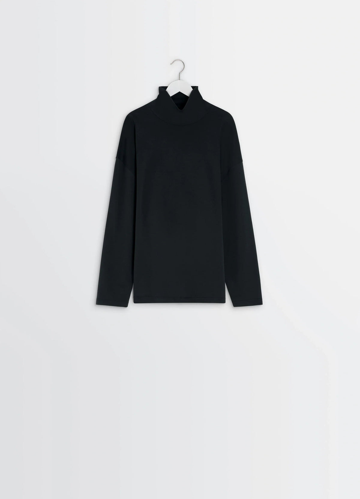RELAXED MOCK NECK T-SHIRT