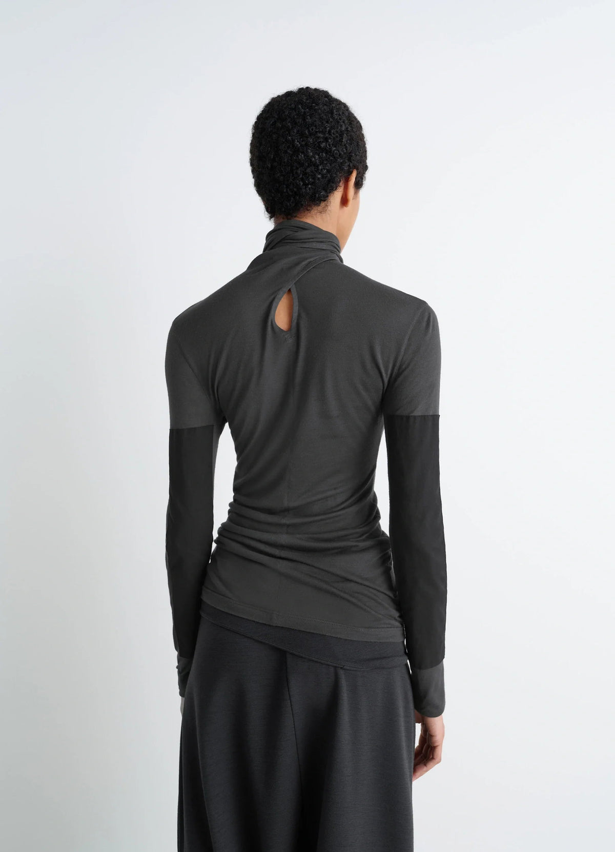 FOULARD TOP WITH PATCHS