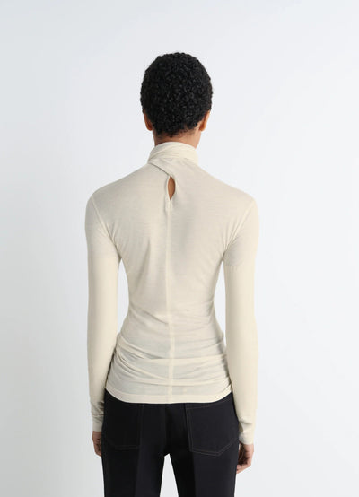 FOULARD TOP WITH PATCHS