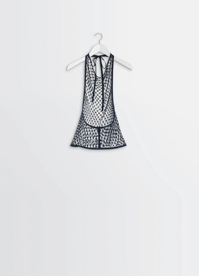 FISHNET HALTER TOP