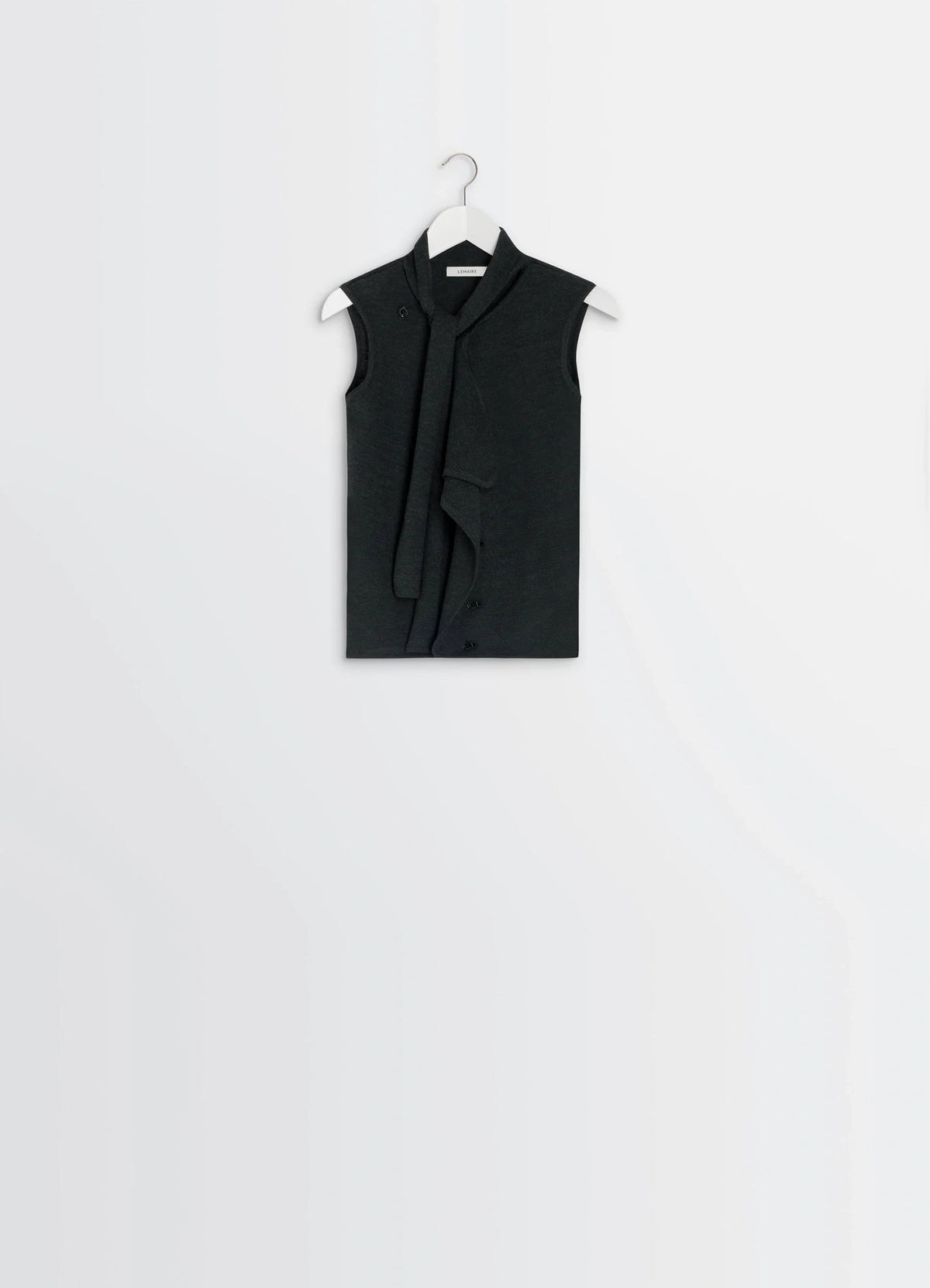 ASYMMETRICAL SLEEVELESHORT SLEEVES CARDIGAN