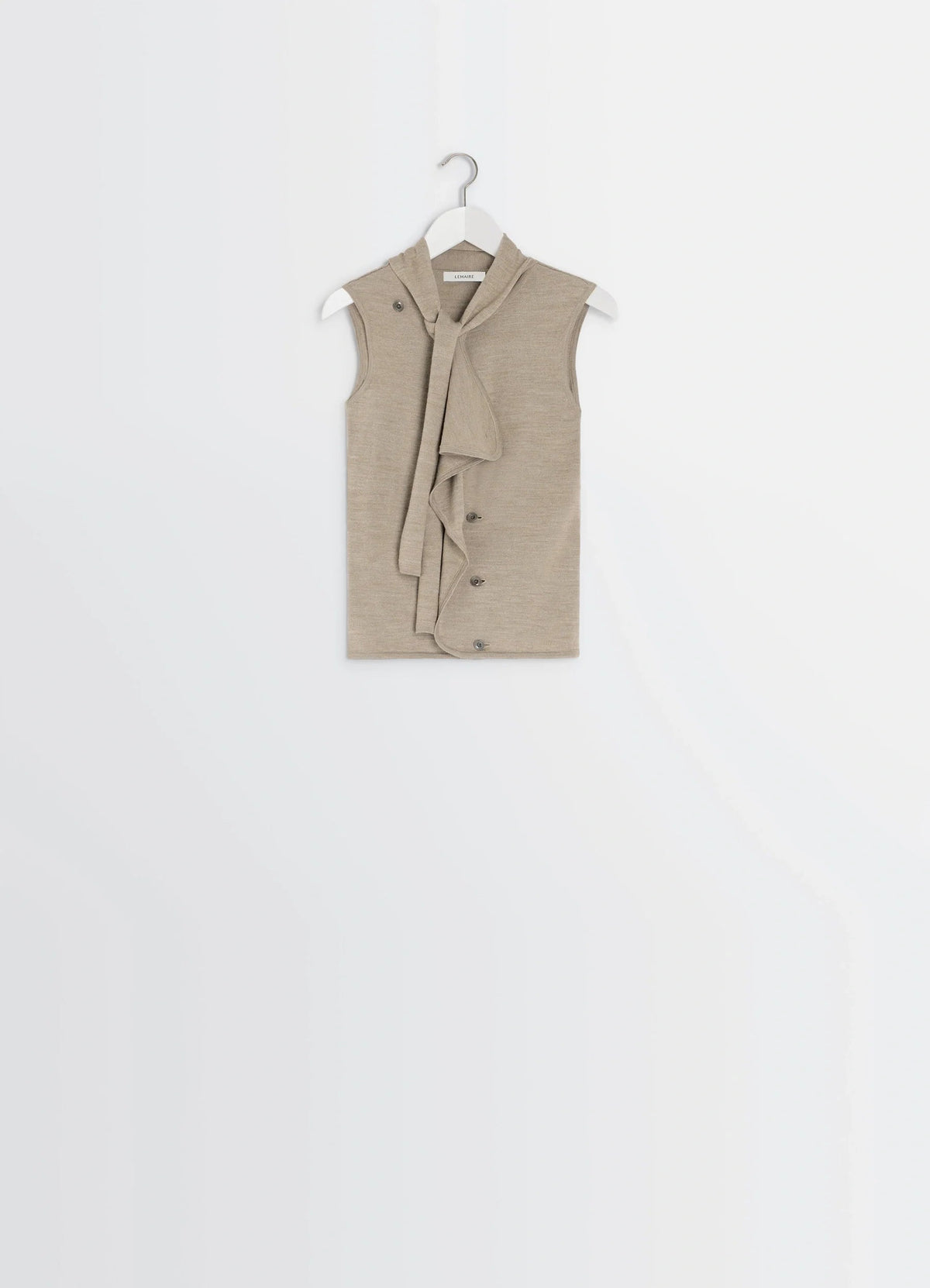 ASYMMETRICAL SLEEVELESHORT SLEEVES CARDIGAN